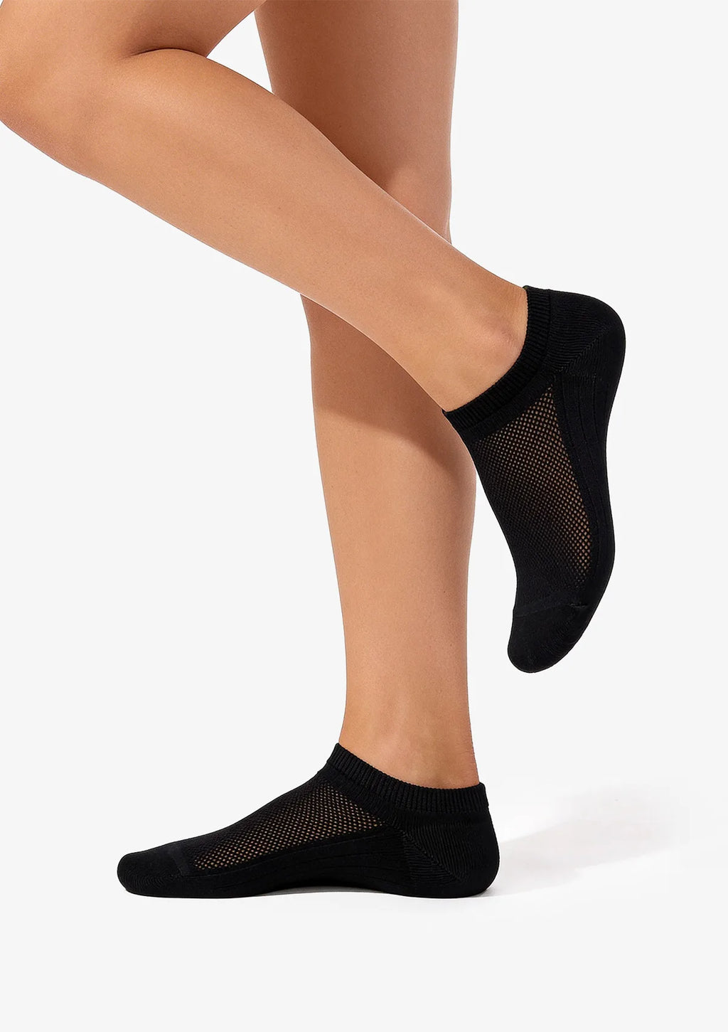 Stopki Pezzini do sneakersów, bawełna, trzy pary czarne