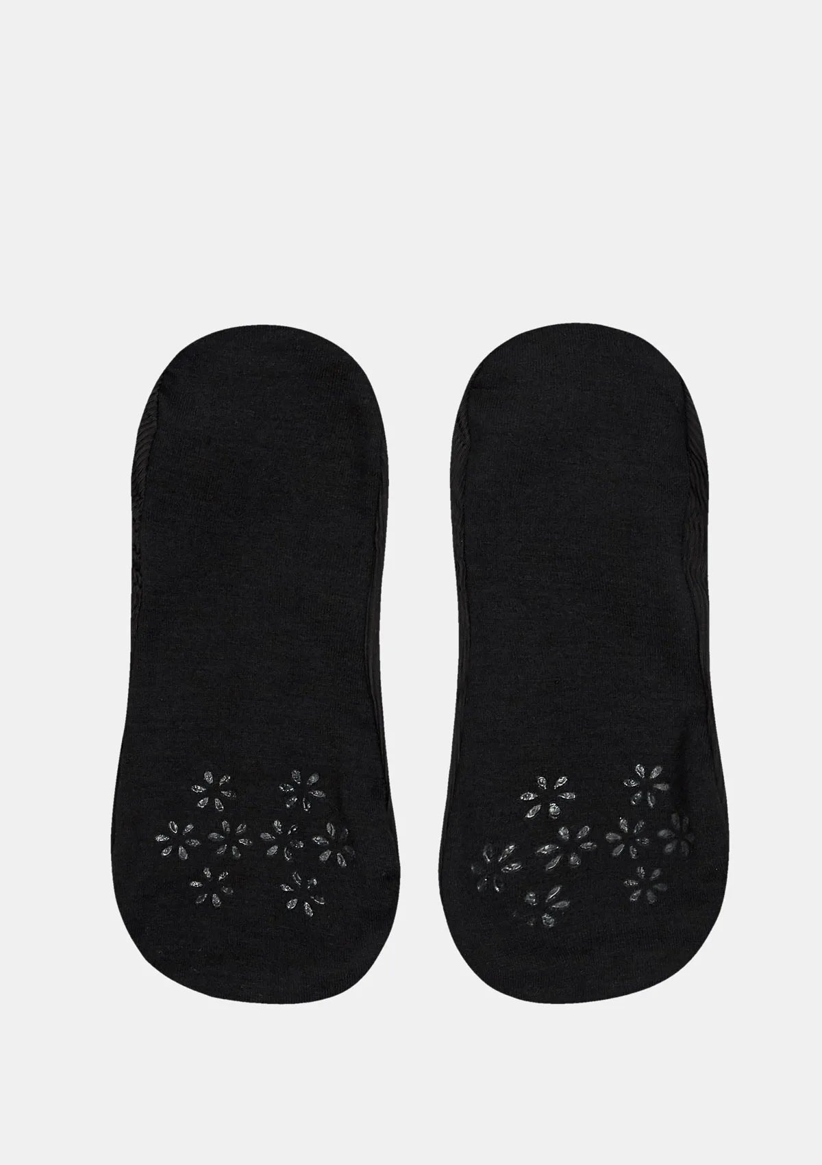 Legs 730 Laser Cut stopki bezszwowe cienkie, 2 pary czarne