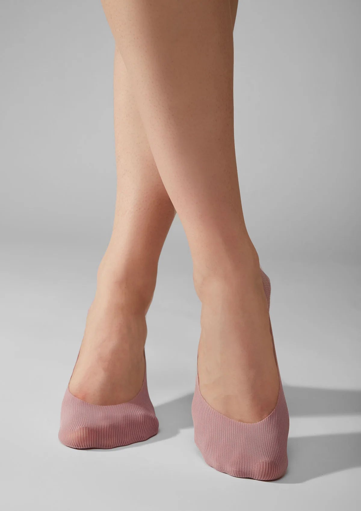 Legs 730 Laser Cut stopki róż i szarość, bezszwowe, 2 pary szary