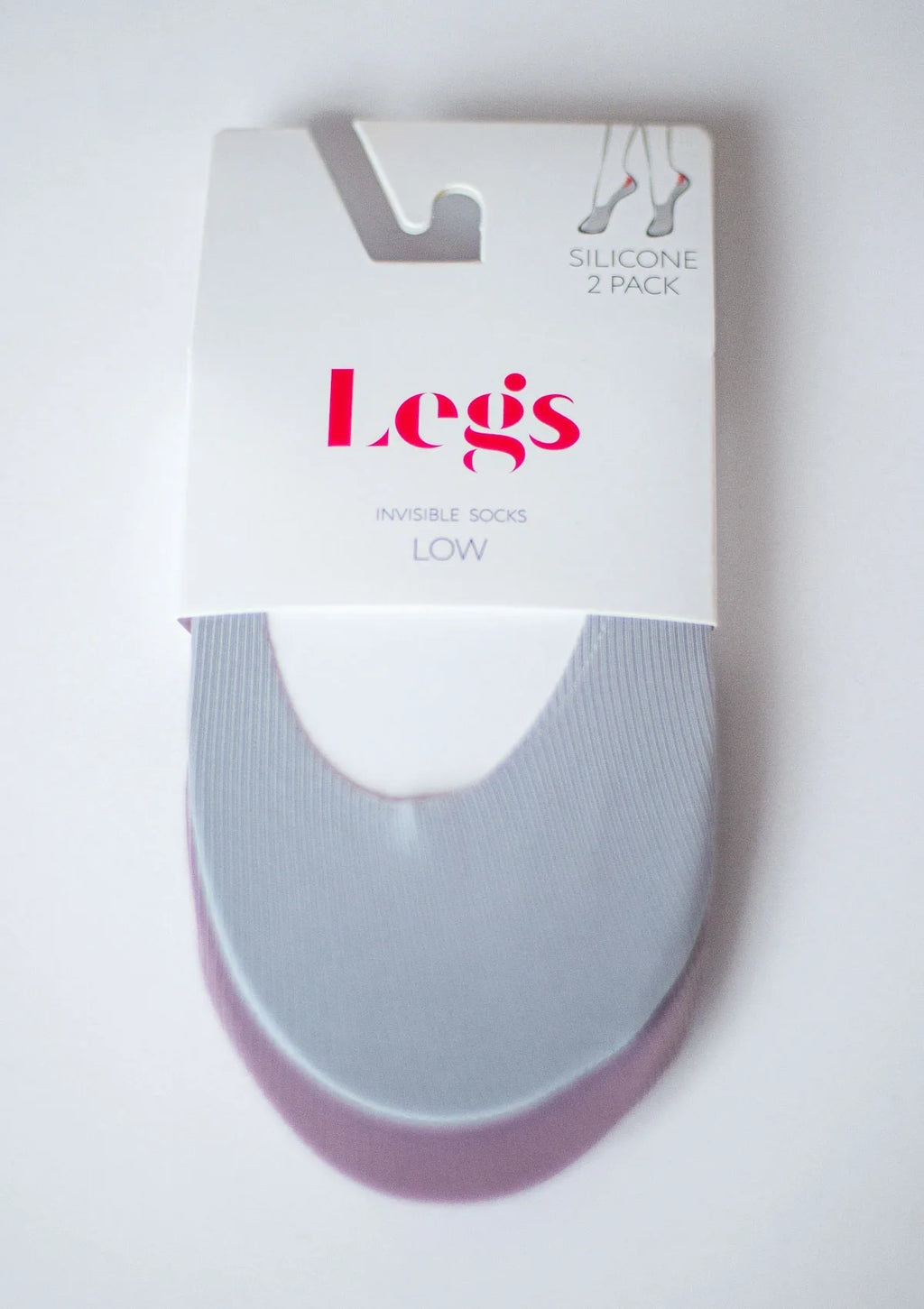 Legs 730 Laser Cut stopki róż i szarość, bezszwowe, 2 pary szary