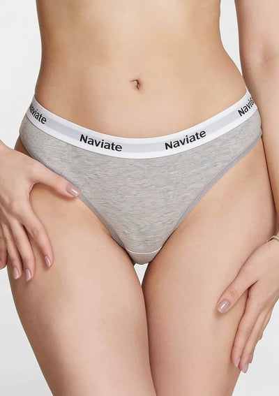Naviale New York LU133-01 stringi bawełniane sportowe szare