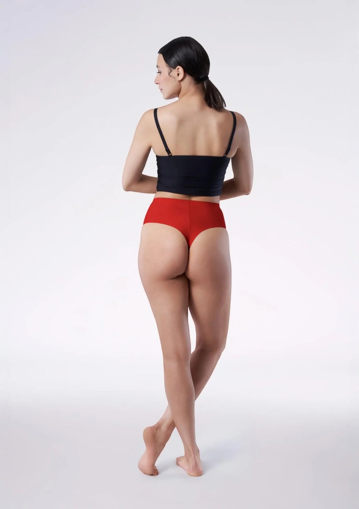 Simple String Maxi Julimex – stringi damskie czerwone bezszwowe