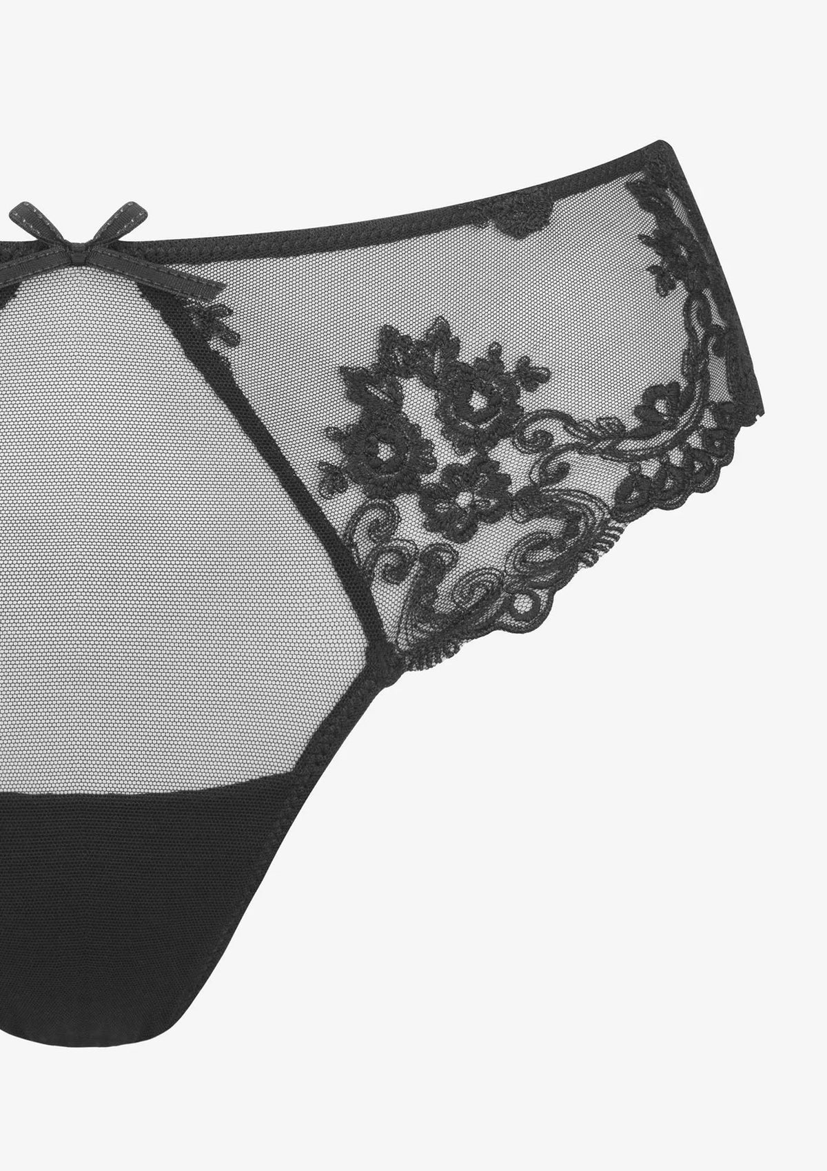 Stringi damskie Glam 1943 Sielei – z eleganckiej koronki i tiulu