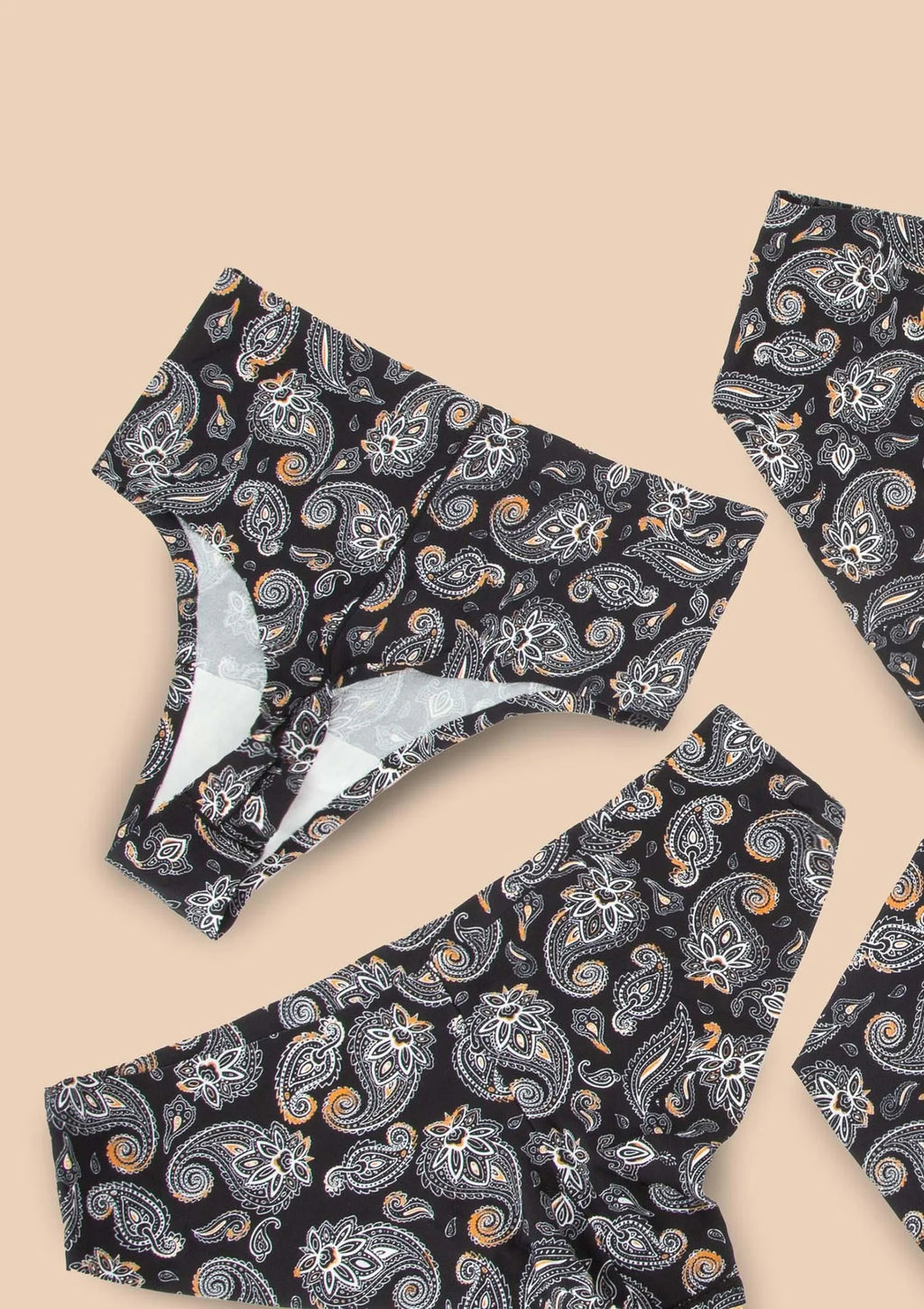 Stringi Julimex Paisley String Maxi z wysokim stanem