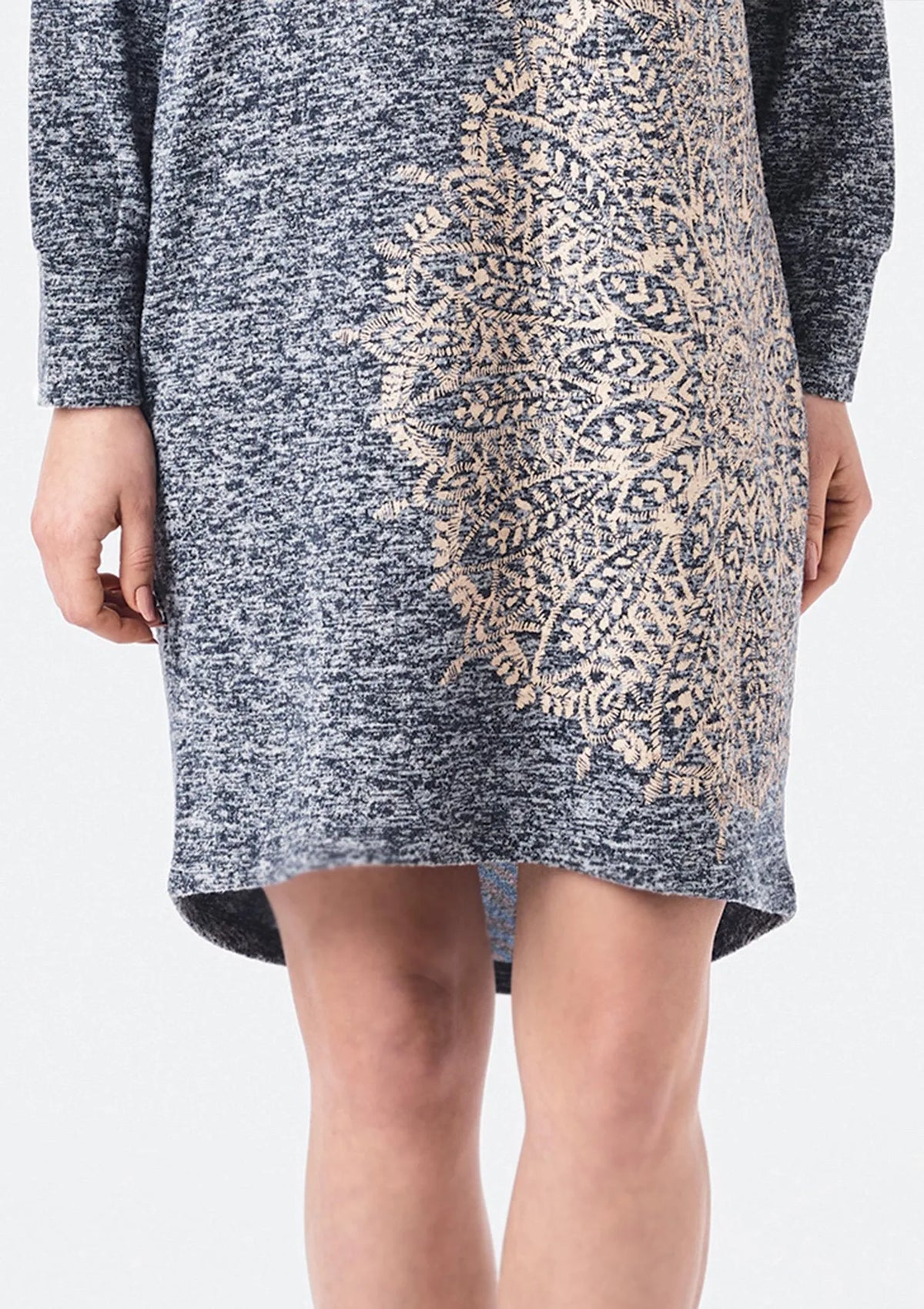 Homewear LHD 895 – sukienka z długim rękawem