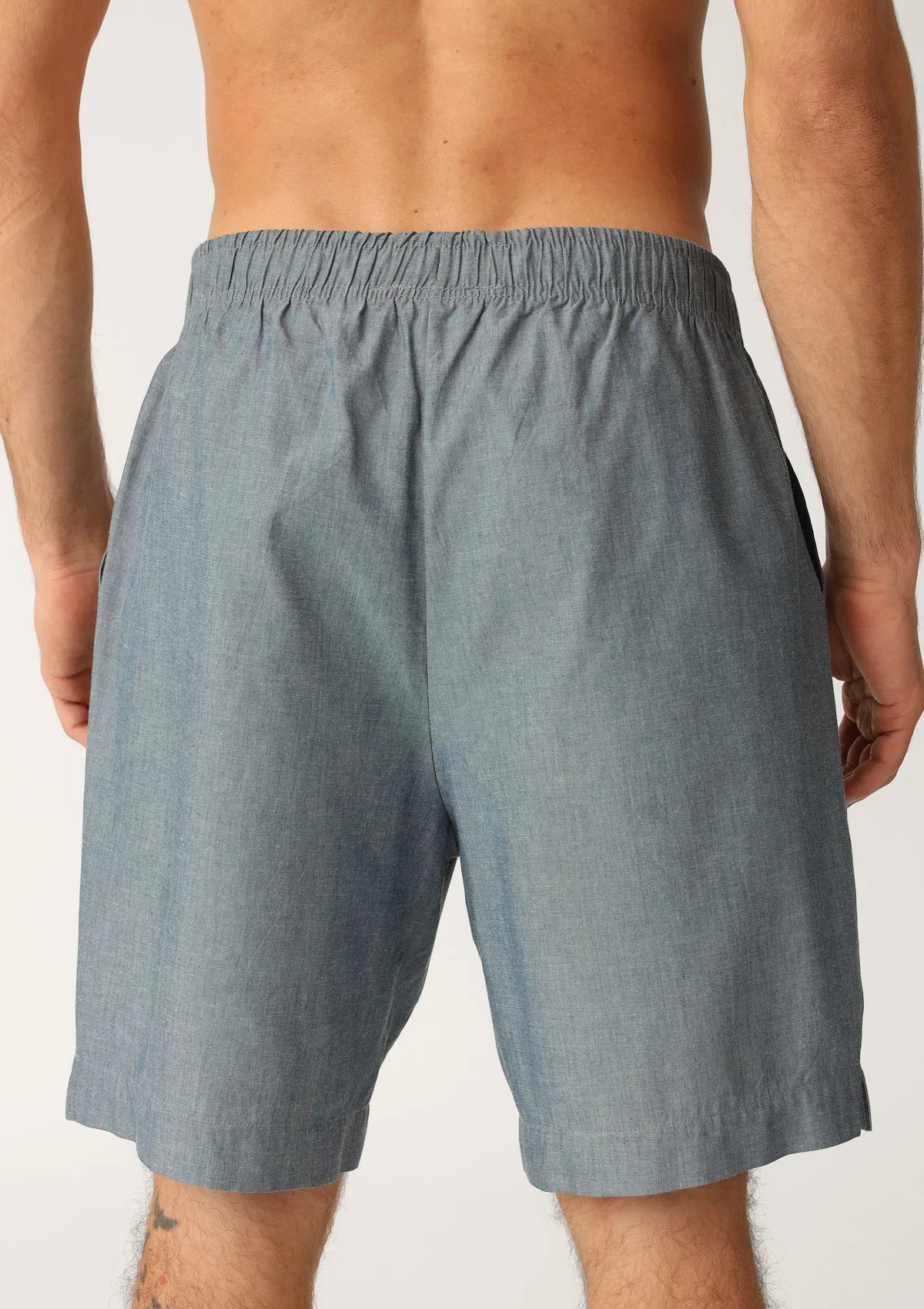 Naviale Safari MH401-03 szorty męskie z bawełny chambray