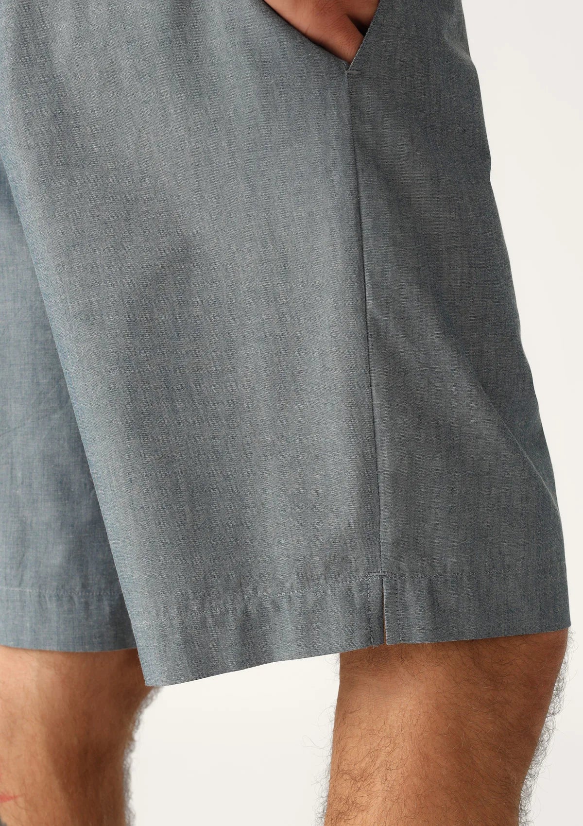Naviale Safari MH401-03 szorty męskie z bawełny chambray