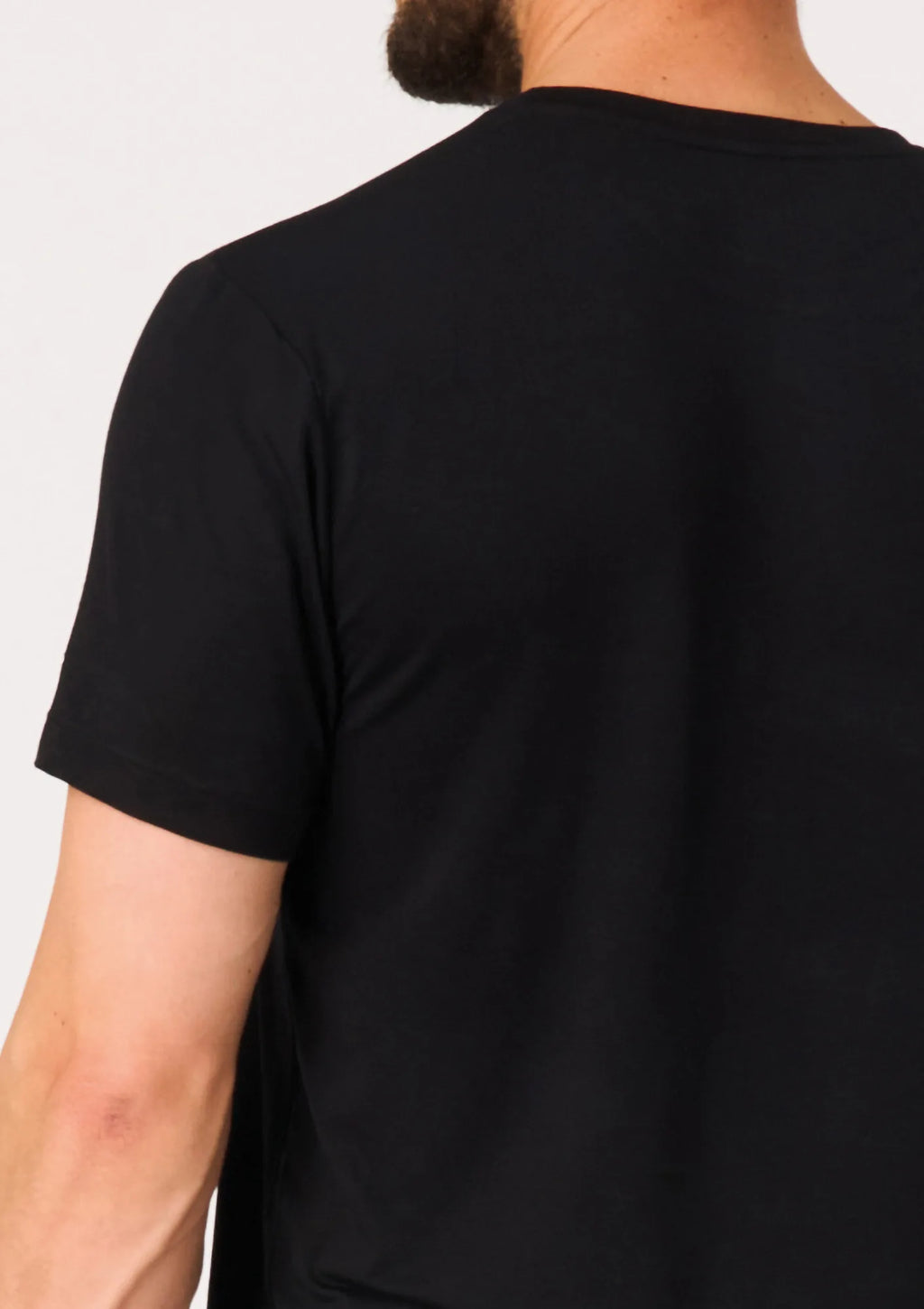 T-shirt męski Key MVK 001 z bambusa, lekko dopasowany