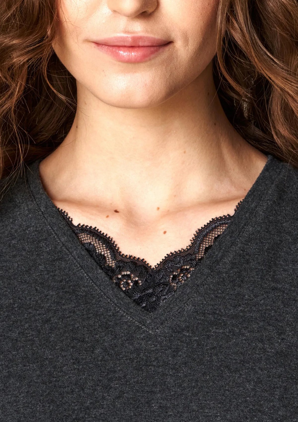 Hot Touch LVD 729 4 koszulka termiczna z koronką damska