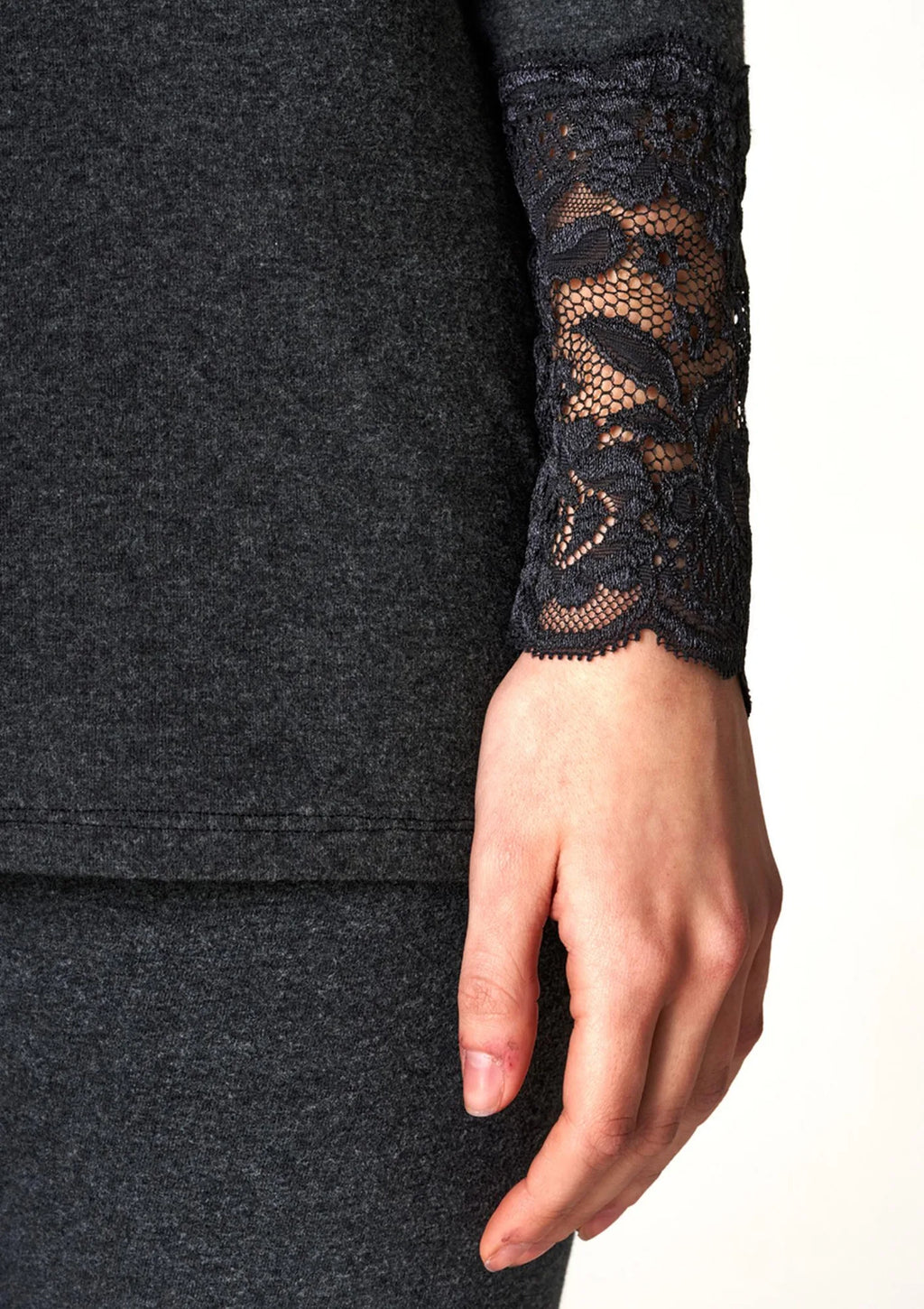 Hot Touch LVD 729 4 koszulka termiczna z koronką damska