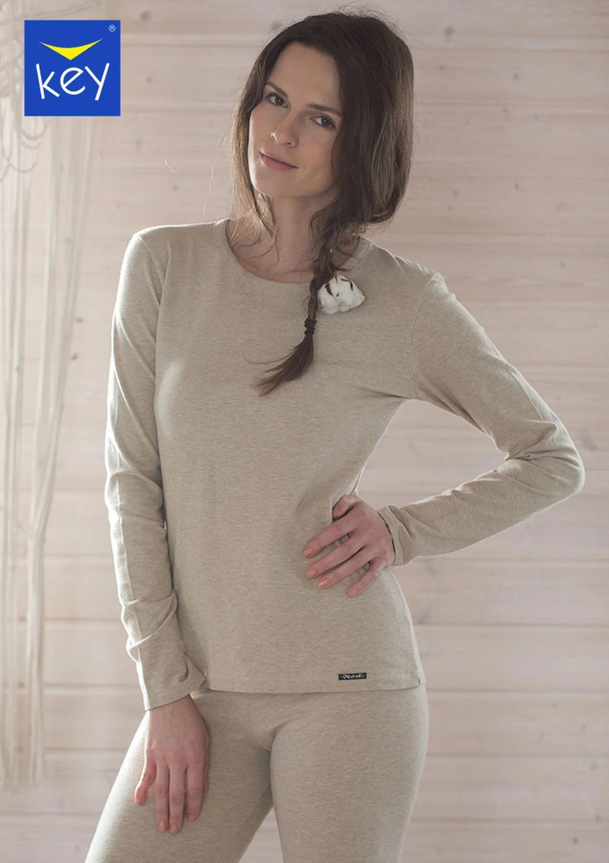 Key LXL 729 Hot Touch: długie legginsy termiczne