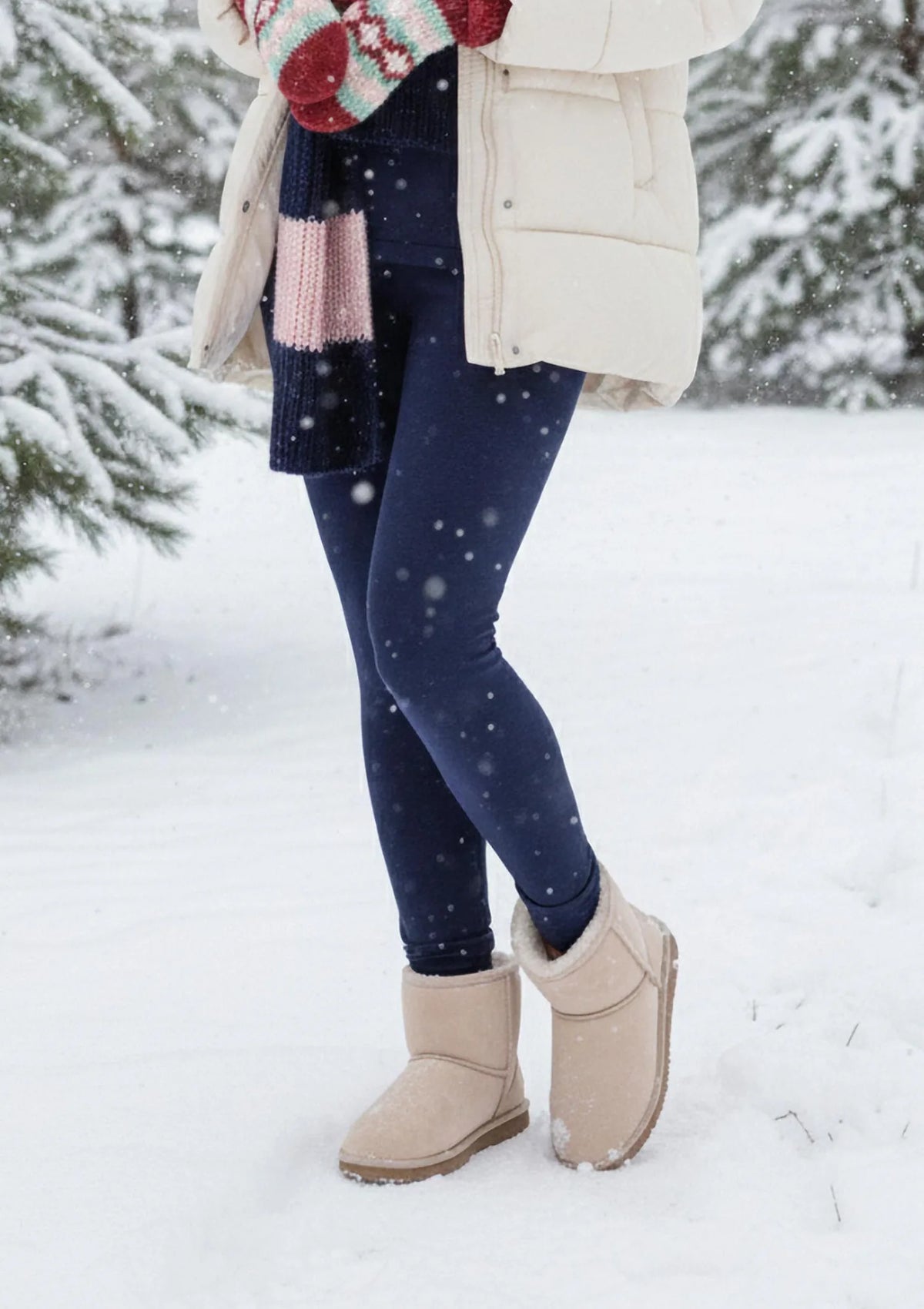 Termiczne legginsy Key LXL 729 Hot Touch z miękkim pasem