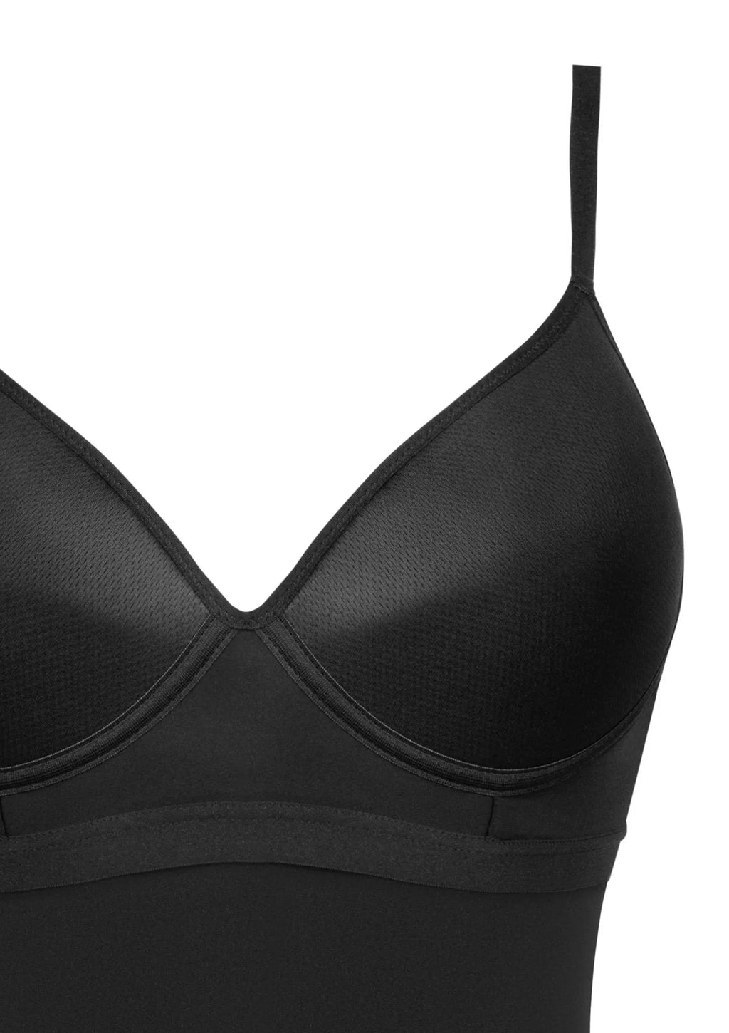 Julimex Cami Top Bra top z wbudowanym biustonoszem czarny