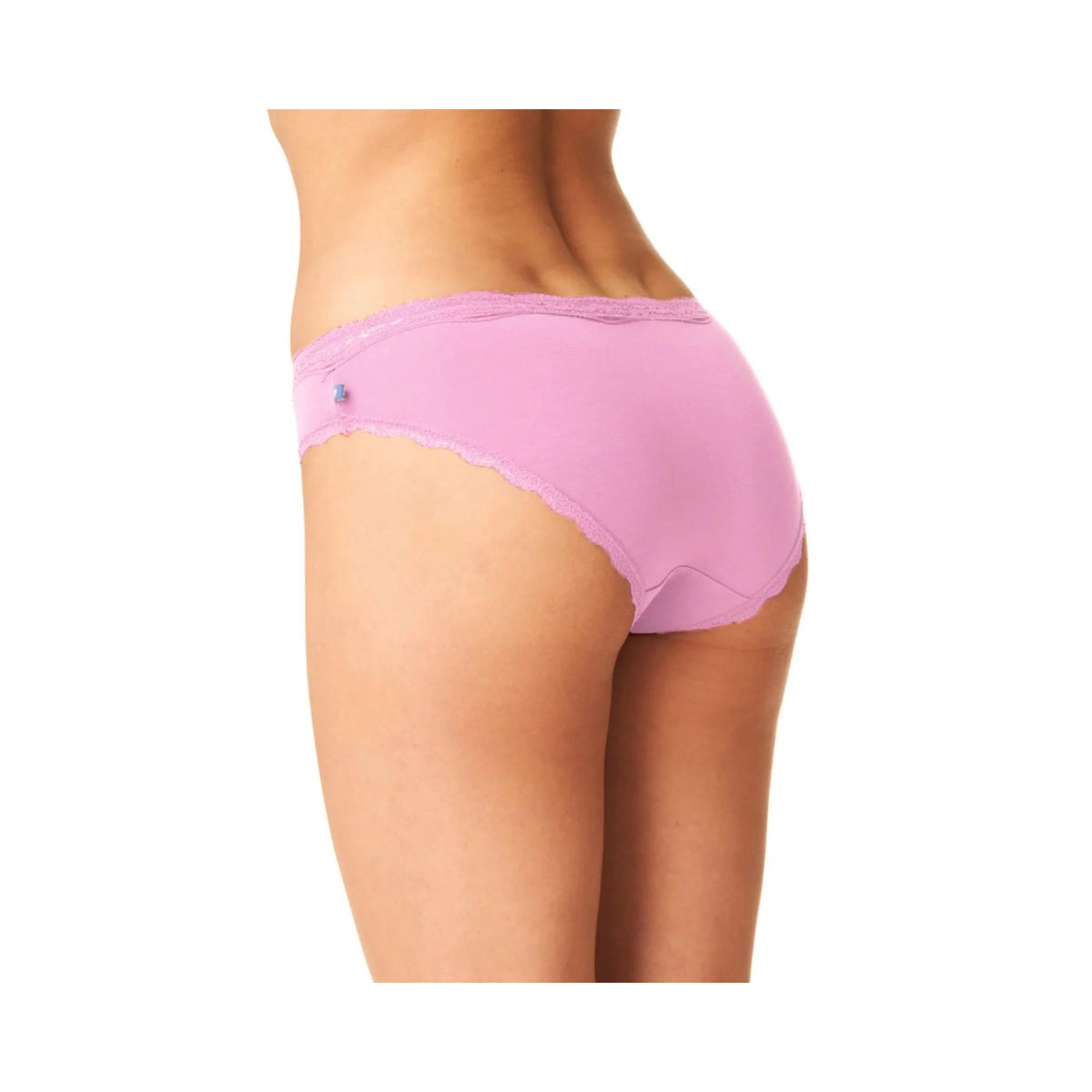 Figi mini bikini z bambusa w różu, trzy sztuki, rozmiar M różowe