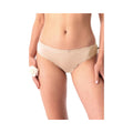 Figi bambusowe mini bikini w jasnym beżu, 3 sztuki, rozmiar L beż