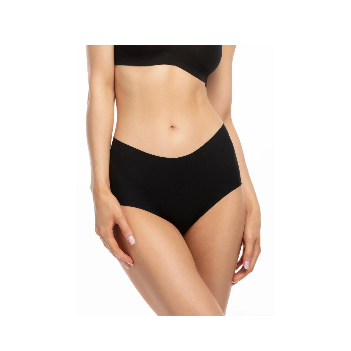 Infinity Boyshorts Maxi bezszwowe figi szorty, 3-pak XL czarne