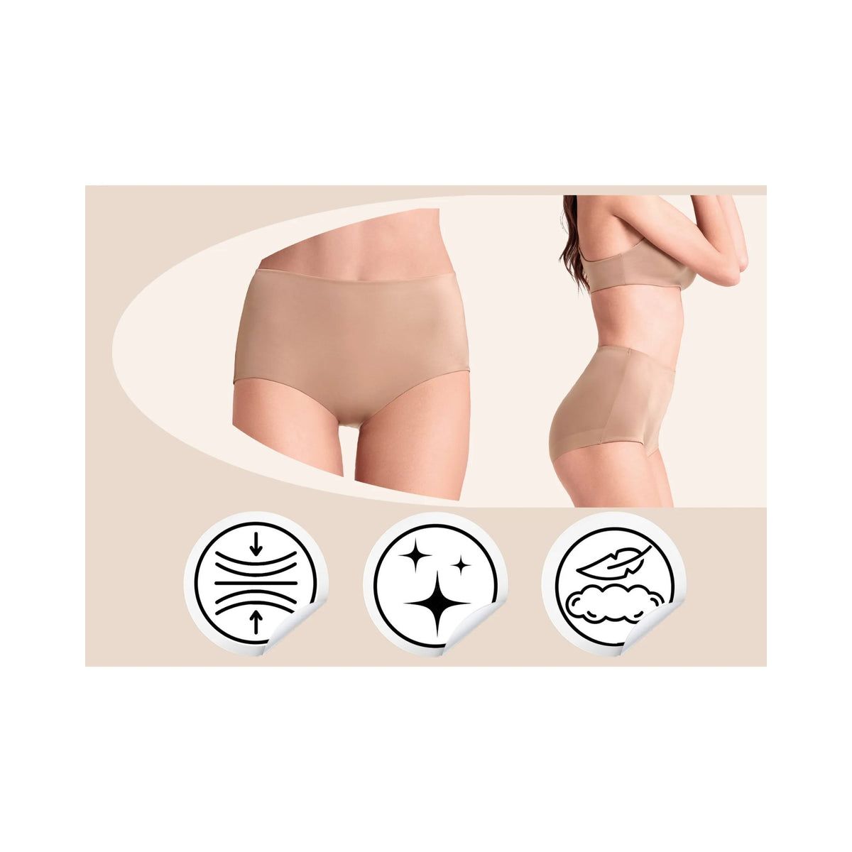 Lormar Ultra figi z wysokim stanem brązowe z mikrofibry Ultrashine