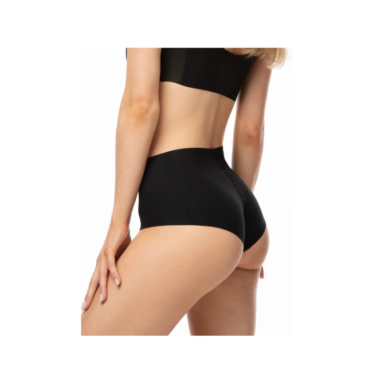 Infinity Boyshorts Maxi bezszwowe figi szorty, 3-pak XL czarne