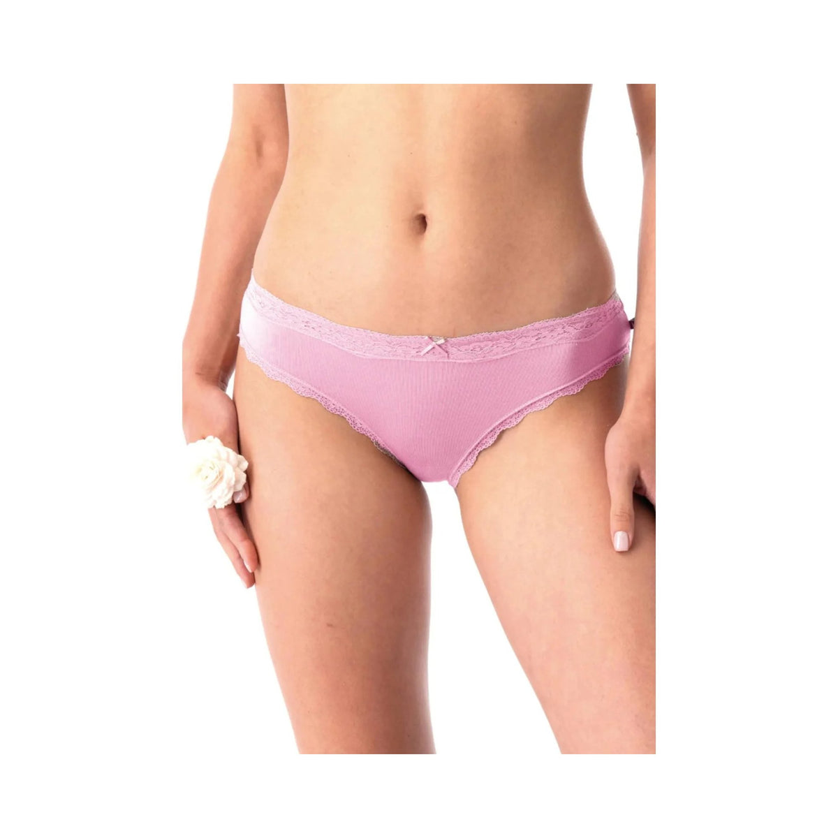 Figi mini bikini Key LPR z bambusa, 3-pak L różowe