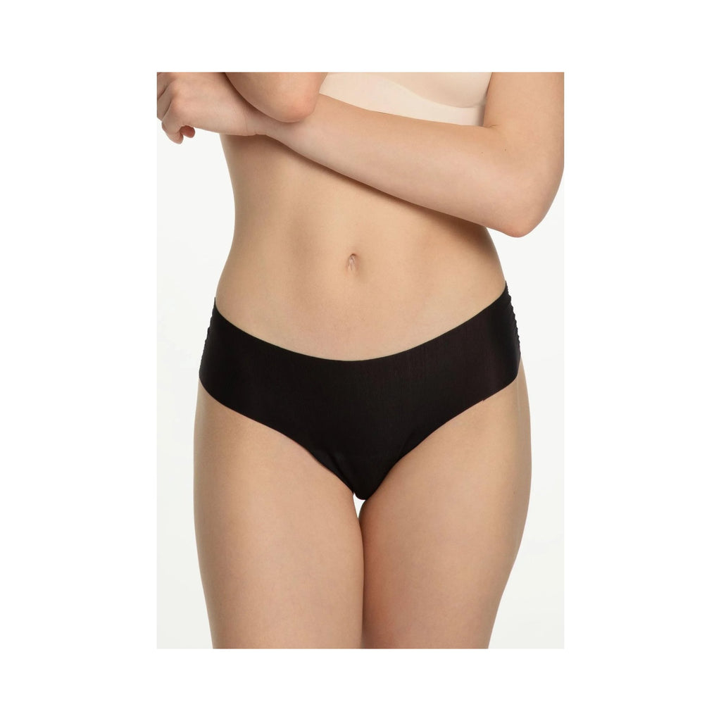 Figi Mousse Julimex bez szwów, bardzo cienkie, czarne, 3 szt. M/L czarne