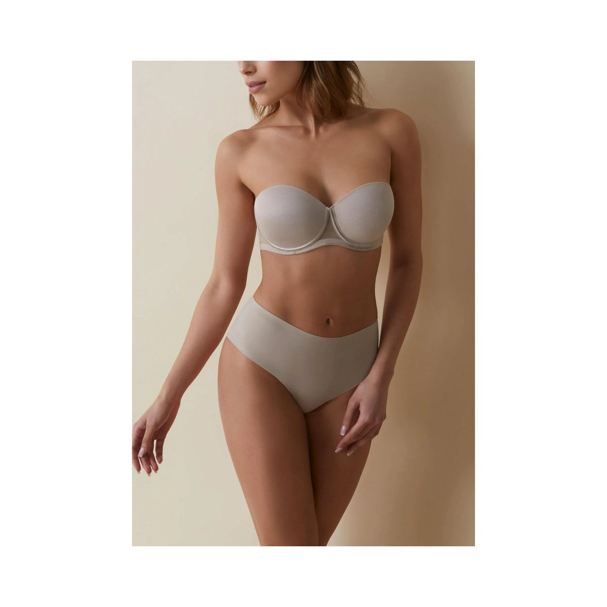 Biustonosz Selene Esmeralda 80C – zestaw 3 szt. czarny, beż, krem czarny