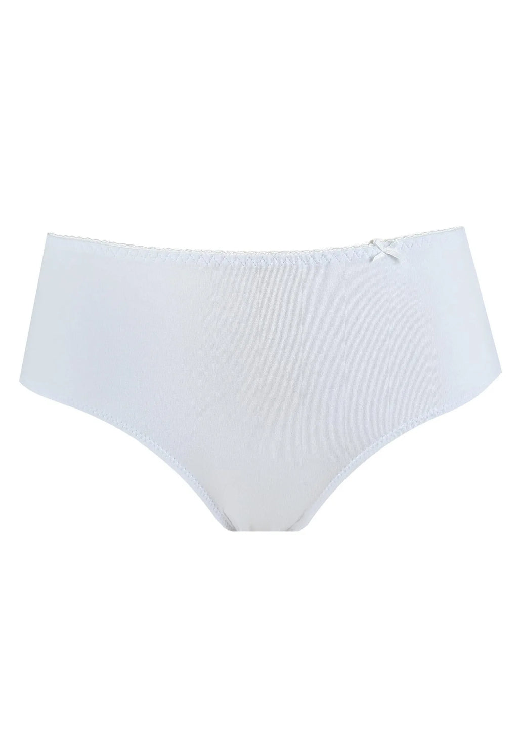 Figi damskie LPC 110 gładkie, wyższy krój, 2 sztuki