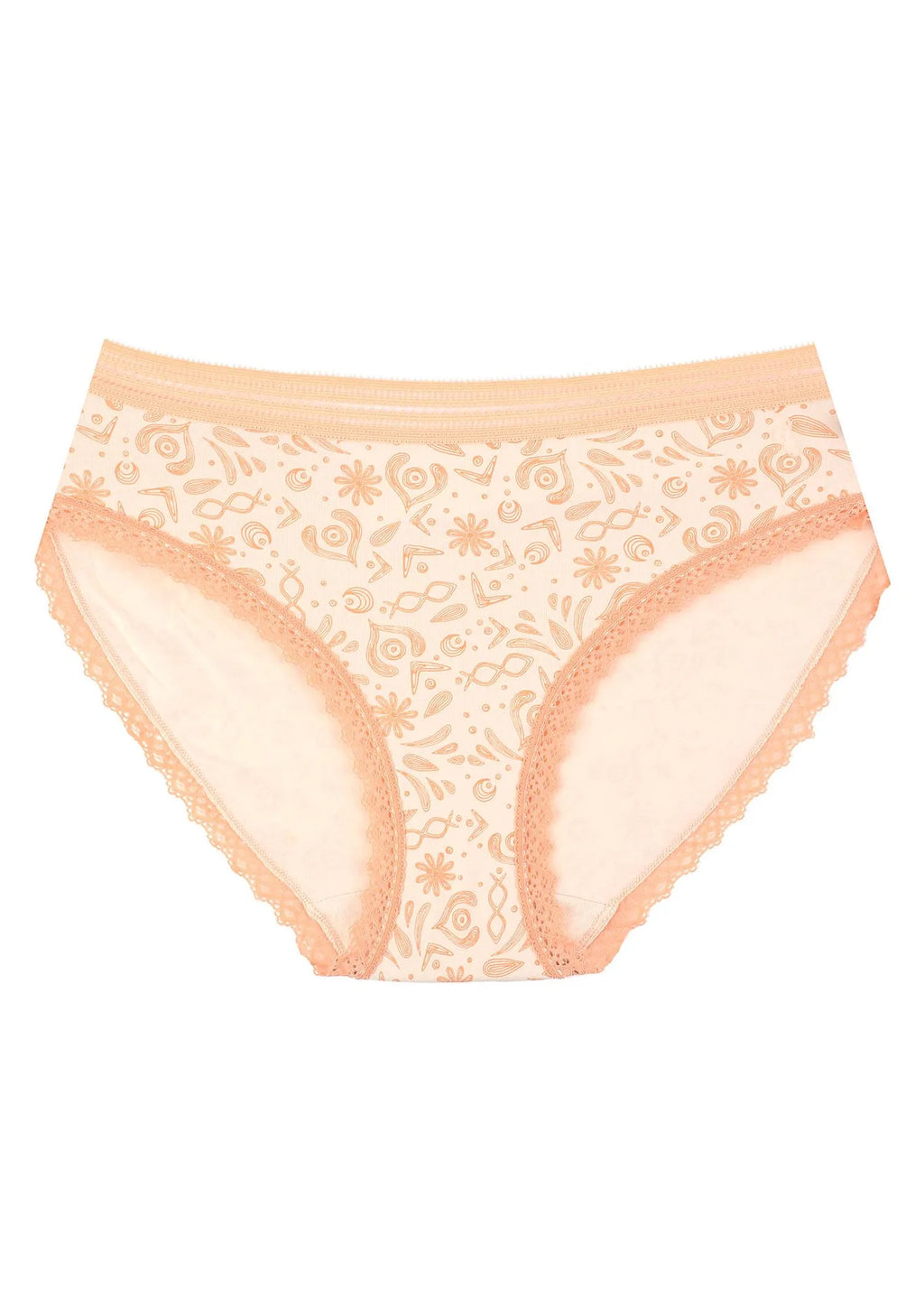 Figi bikini Key LPC 420 we wzory, bawełna – 2 pary
