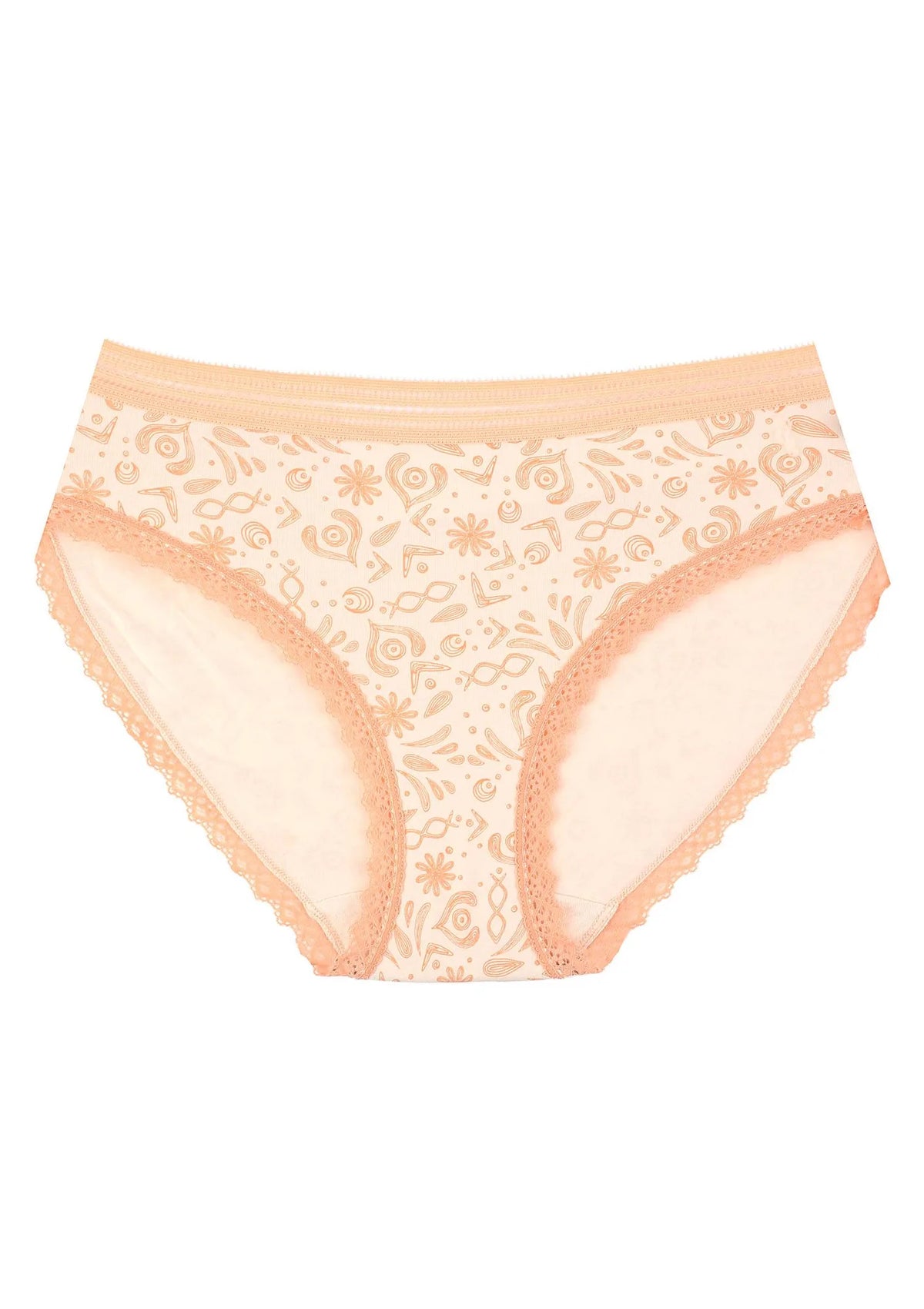 Figi bikini Key LPC 420 we wzory, bawełna – 2 pary