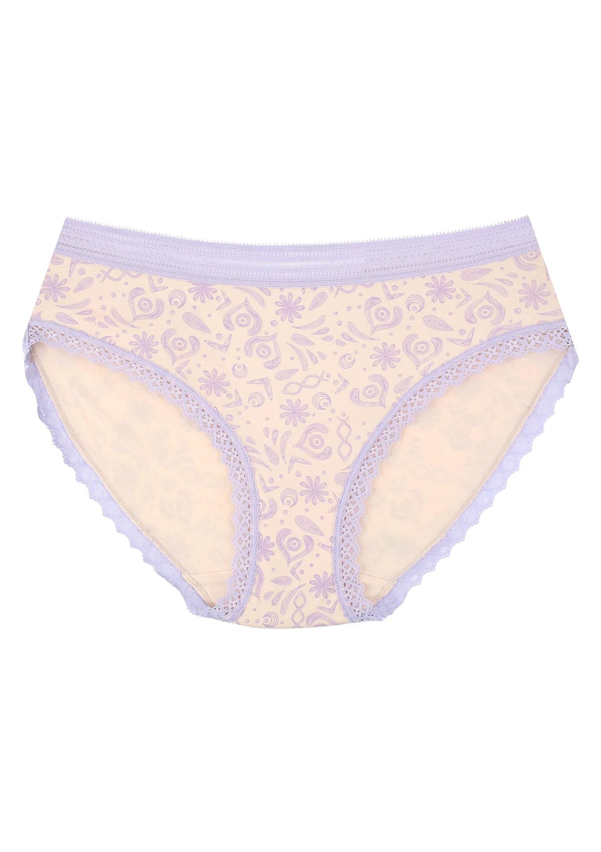 Figi bikini Key LPC 420 we wzory, bawełna – 2 pary