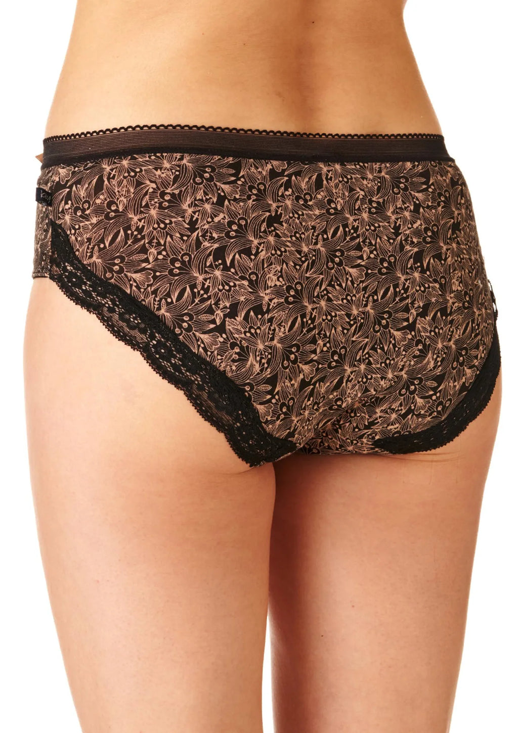 Key LPC 725 wzorzyste figi bikini 2-pak z koronką z tyłu