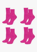 Skarpetki Cerber 1098 FUCHSIA 39/42, bezuciskowe, 4 pary