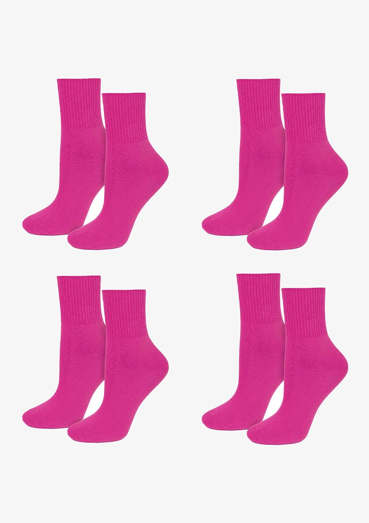 Skarpetki Cerber 1098 FUCHSIA 39/42, bezuciskowe, 4 pary