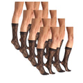 Legs G22 Ajour Bow skarpetki wysokie czarny, 4 pary