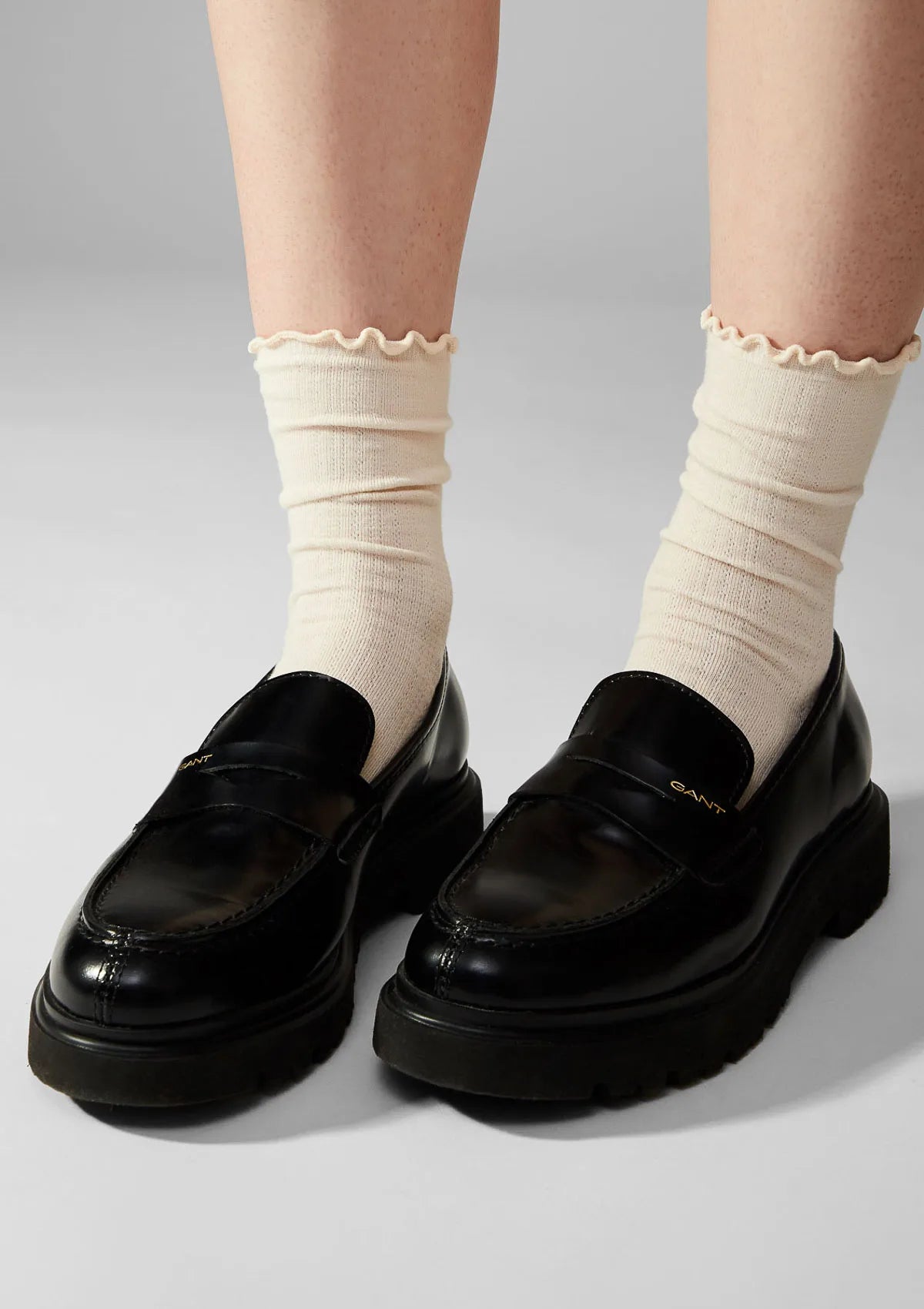 Skarpetki damskie Legs G10 z ażurem, latte, 6 par