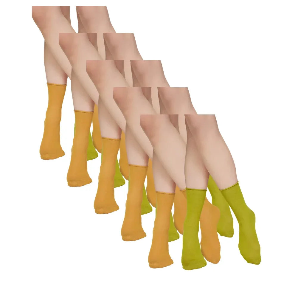 Bambusowe skarpetki bezuciskowe Legs G05, długie, 6 par