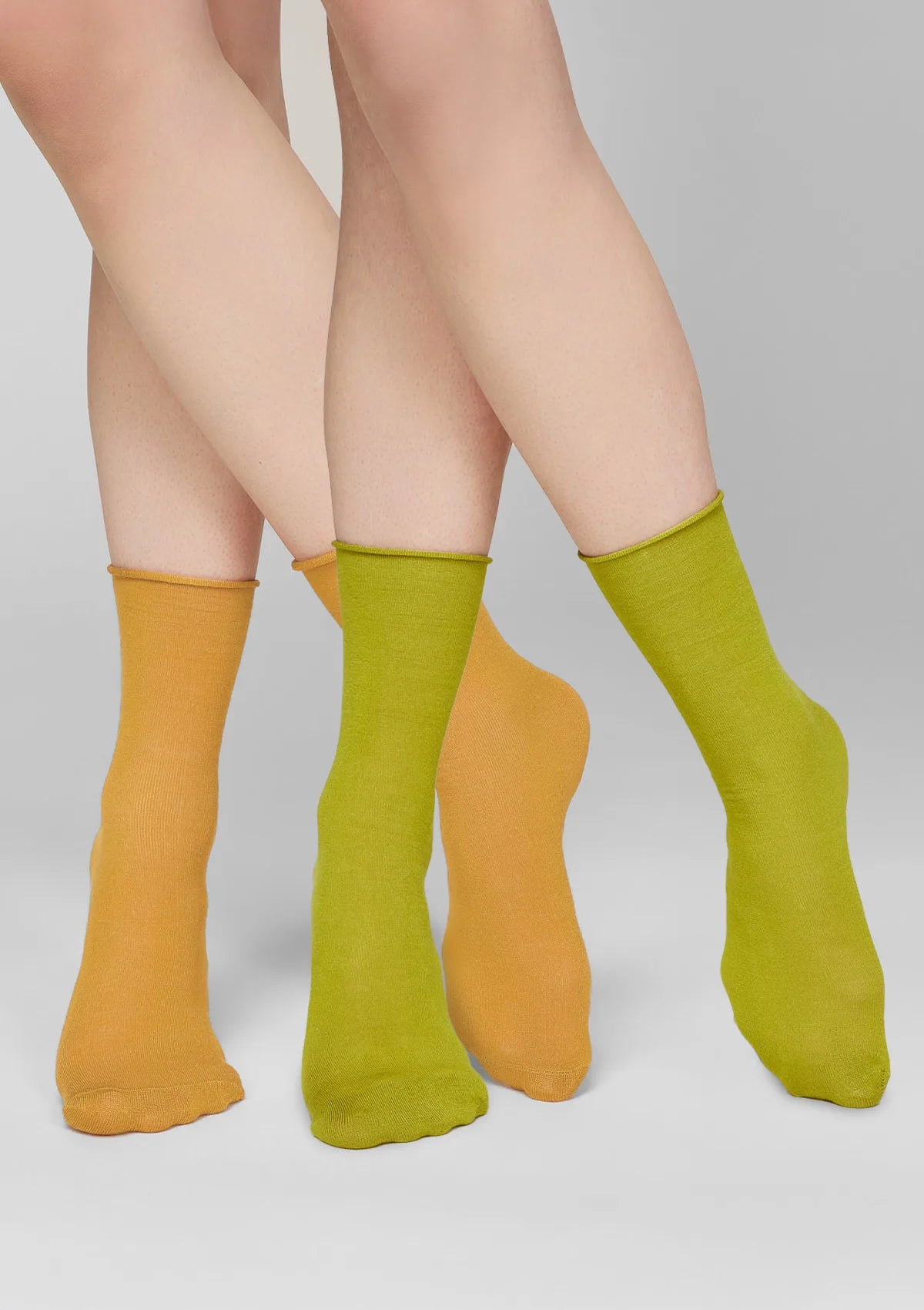 Bambusowe skarpetki bezuciskowe Legs G05, długie, 6 par